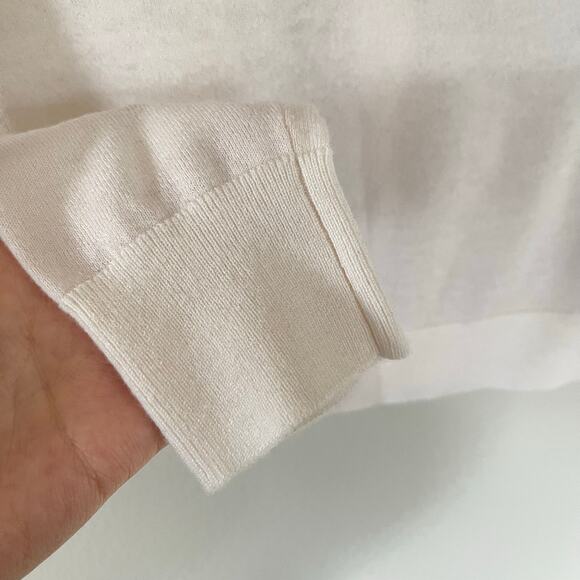 NWT J. Crew Featherweight Cashmere Cardigan Cream (XS) - Picture 5 of 8